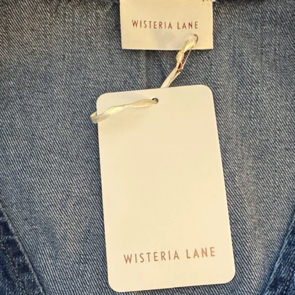 Denim Belted Mini Dress with Pockets! - Picture 5 of 8